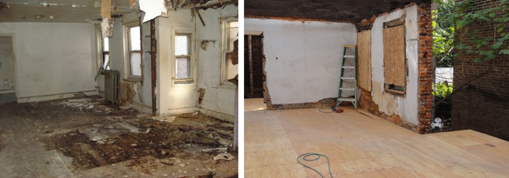 2nd Floor of 204 before and after
